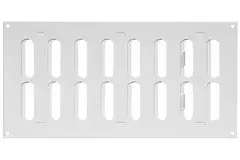 Griglia metallica regolabile 300x150 mm bianca - MR3015R - RAL9016