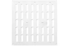 Griglia metallica regolabile 300x300 mm bianca - MR3030R - RAL9016