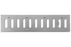 Griglia metallica regolabile 400x100 mm zincata - MR4010RZn