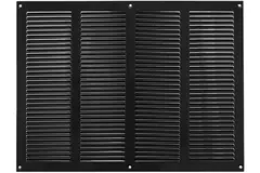 Griglia metallica 400x300 mm nera - MR4030M - RAL9005