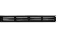 Griglia metallica 400x50 mm nera - MR405M - RAL9005