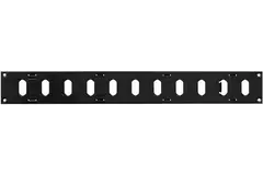 Griglia metallica regolabile 400x50 mm nera - MR405RM - RAL9005