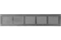 Griglia a fessura rettangolare in metallo 500x100 zincata - MR5010ZN