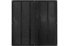 Griglia metallica 500x500 mm nera - MR5050M - RAL9005
