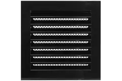 Griglia metallica industriale 200x200 mm nera - 250x250