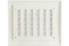 Griglia da muro regolabile 150x150 bianca - N10R