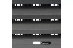 Griglia a muro regolabile 190x190 mm antracite - N12RA