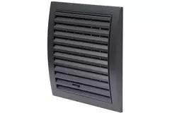 Griglia a muro regolabile 190x190 mm antracite - N12RA