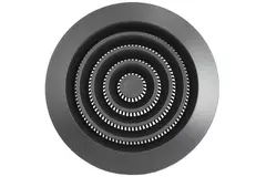Griglia di aerazione tonda grata Ø100 mm antracite - NGA100A