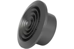 Griglia di aerazione tonda grata Ø100 mm antracite - NGA100A