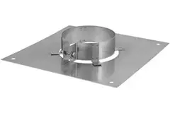 Piastra a soffitto diametro 80 mm con staffa I304 (D0,8)
