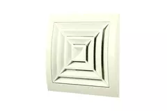 Griglia a soffitto quadrata diametro 150x150: 100 bianca - ND10G
