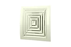 Griglia a soffitto quadrata diametro 190x190: 125 bianca - ND12G