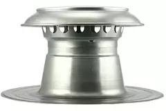 Ventilazione per tetto piatto Vent-Alluminio 2000 a doppia parete 200 mm