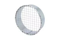 Griglia per tubo 100 mm con rete per tubo spiro