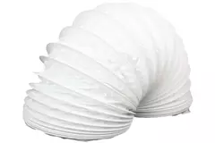 Tubo di ventilazione flessibile bianco 150 mm (6 metri)