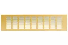 Griglia per zoccolo in alluminio - oro L=400 mm x H=100 mm - RA1040G
