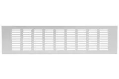 Griglia per zoccolo in alluminio - argento L=400 mm x H=100 mm - RA1040S
