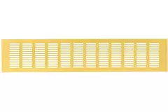 Griglia per zoccolo in alluminio - oro L=500 mm x H=100 mm - RA1050G