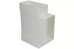 Raccordo a T rettangolare in plastica 110x55 - KT