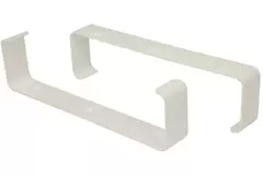 Staffe rettangolari in plastica (2 pezzi) 220x90 mm - KZ29