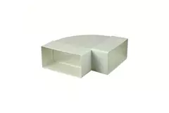 Curva rettangolare orizzontale in plastica 90° 110x55 - KLH