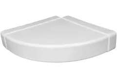Curva rettangolare orizzontale in plastica 90° 220x55 mm - KLH25-90
