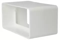 Connettore rettangolare in plastica 110x55 - KS