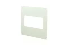 Flangia a parete rettangolare in plastica 110x55 - KF