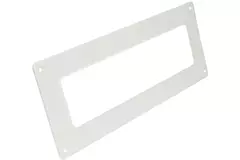 Flangia a parete rettangolare in plastica 220X55 mm - KF25