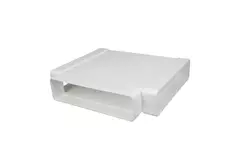 Raccordo a T rettangolare in plastica 220X55 mm - KT25