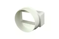 Riduttore rettangolare in plastica Ø 100 mm - 110x55 - KSD1