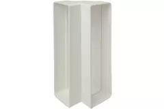 Curva rettangolare verticale in plastica 90° 220X55 mm - KLV25-90