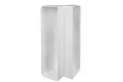 Curva rettangolare verticale in plastica 90° 220X55 mm - KLV25-90
