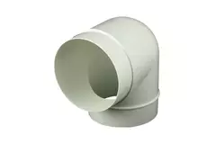 Curva tonda 90° in plastica diametro: 100 mm - AL100-90