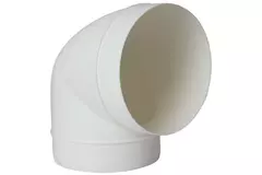 Curva rotonda in plastica a 90° diametro: 150 mm AL150-90