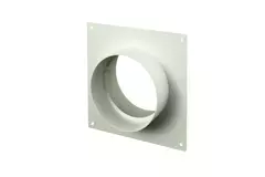 Piastra a parete tonda in plastica diametro: 100 mm - AFS100