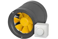 Aspiratore a tubo Ruck Etamaster con Motore EC - 220 m³/h Ø 125 mm + regolatore PWM