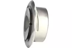 Valvola di alimentazione di ventilazione in acciaio inox Ø 125 mm con boccola di montaggio - DVS-PY125