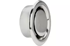 Valvola di estrazione di ventilazione in acciaio inox Ø 125 mm con boccola di montaggio - DVS125Y/ 1