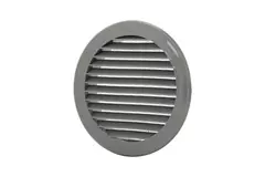 Diametro griglia con alette: 100 mm grigio - VR100P