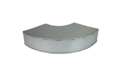 Curva 90 gradi 220x80 mm orizzontale per canalizzazione