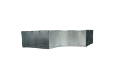 Curva 90 gradi 220x80 mm orizzontale per canalizzazione