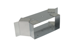 Attacco laterale 220x80 mm per canna fumaria