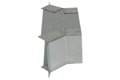Attacco laterale 220x80 mm per canna fumaria
