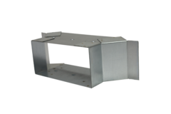 Attacco laterale 220x80 mm per canna fumaria