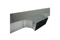 Attacco laterale 220x80 mm per canna fumaria