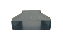 Riduttore 300 x 80 mm a 220 x 80 per tubo rettangolare zincato