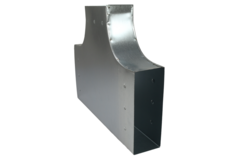 Raccordo a T 90 gradi 300x80 - 220x80 per canalizzazione