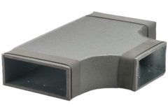 Termodotto pezzo a T 90 gradi 220x80 - 220x80 per canalizzazione